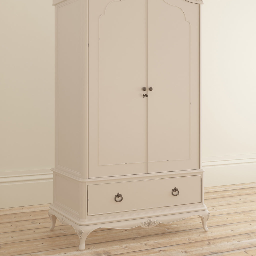 Ivory Double Wardrobe