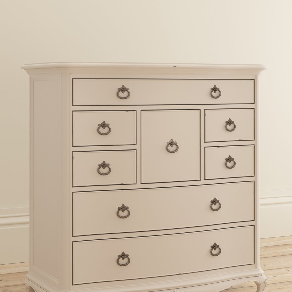 Ivory 8 Drawer Chest