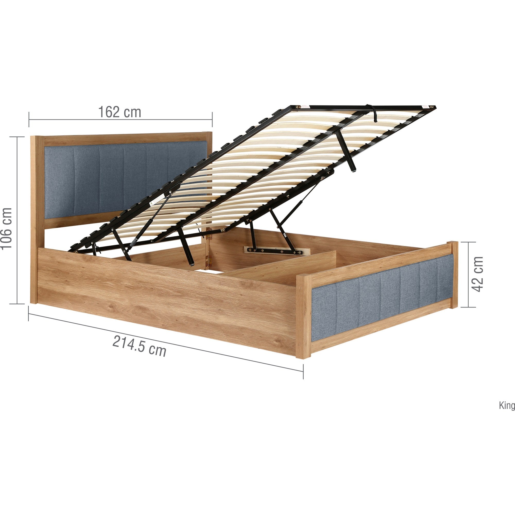 Belmont King Ottoman Bed