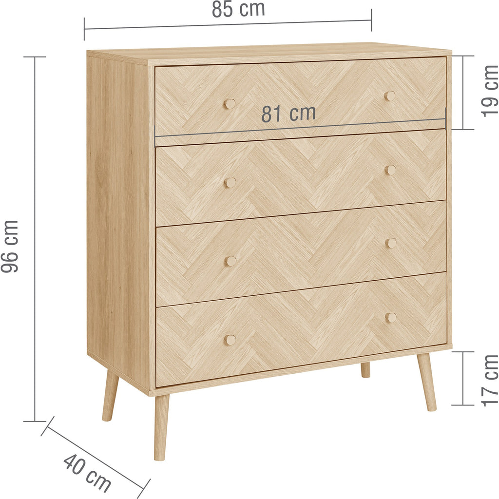 Herringford 4 Drawer Chest