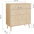 Herringford 4 Drawer Chest