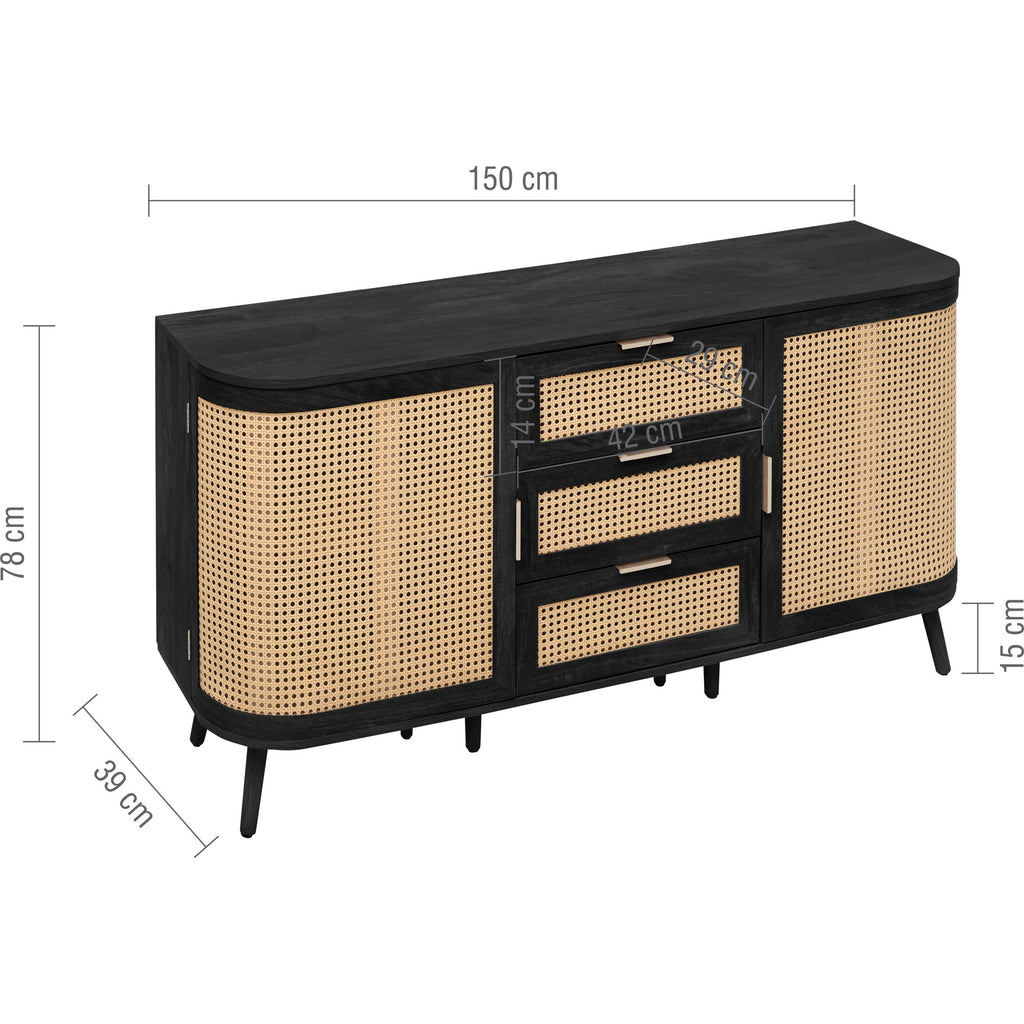 Noah 2 Door 3 Drawer Sideboard