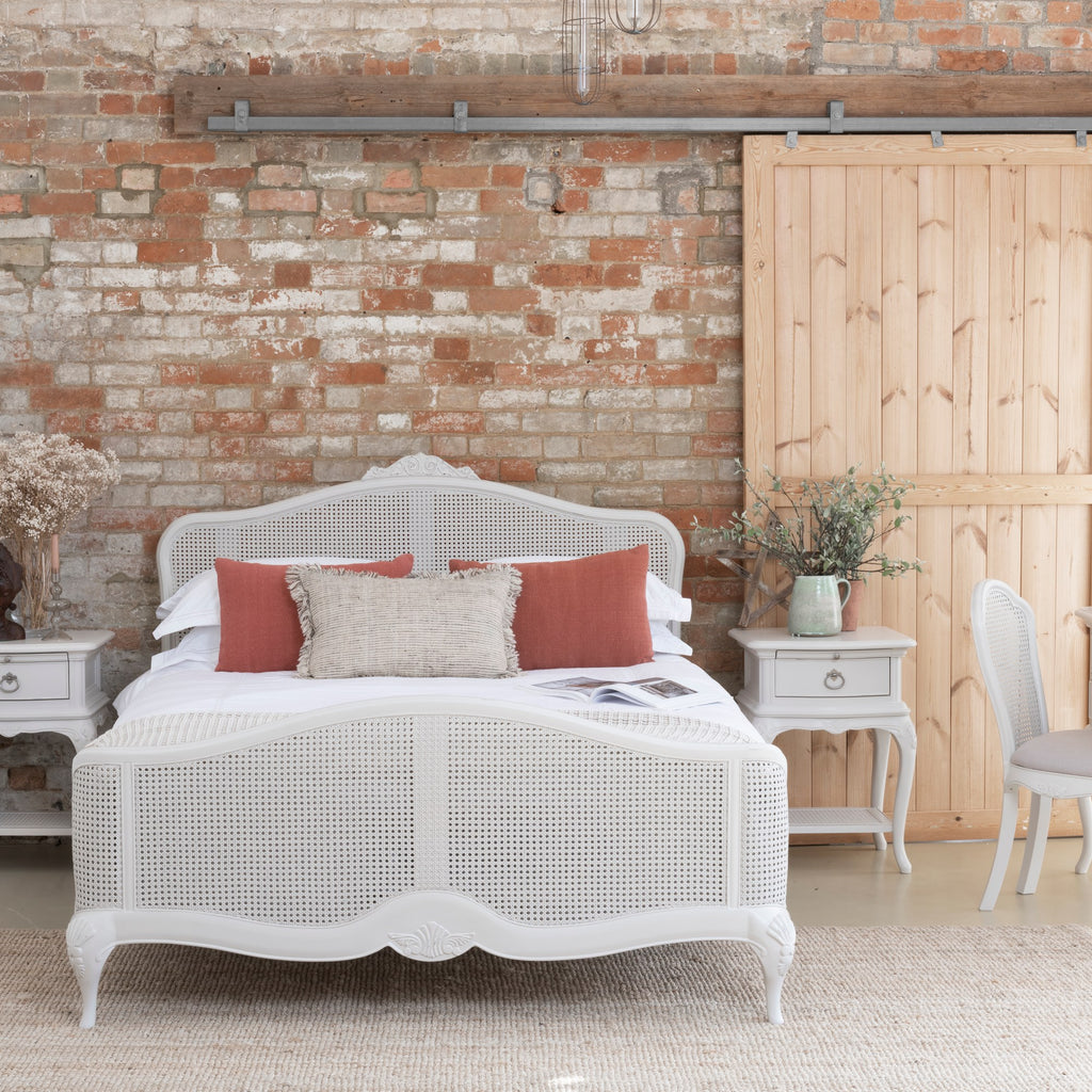 Etienne Rattan Double Bed