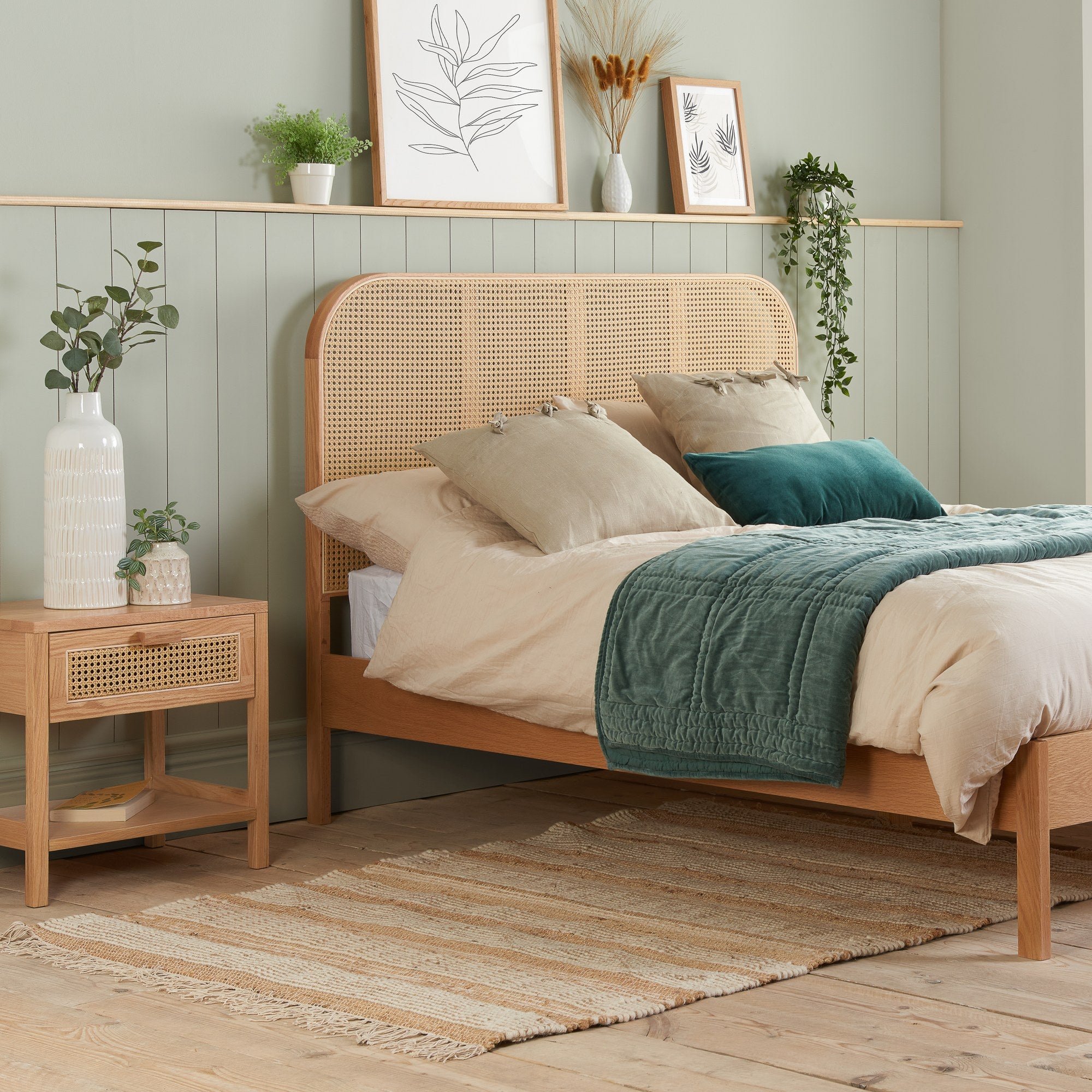 Margot Super King Rattan Bed