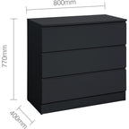 Oslo 3 Drawer Chest