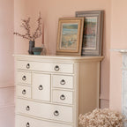 Ivory 8 Drawer Chest