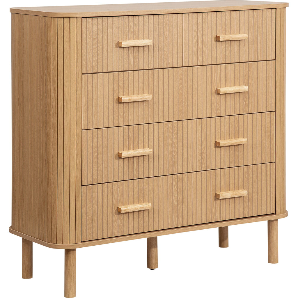 Axel 5 Drawer Fluted Chest