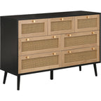 Croxley 7 Drawer Rattan Chest