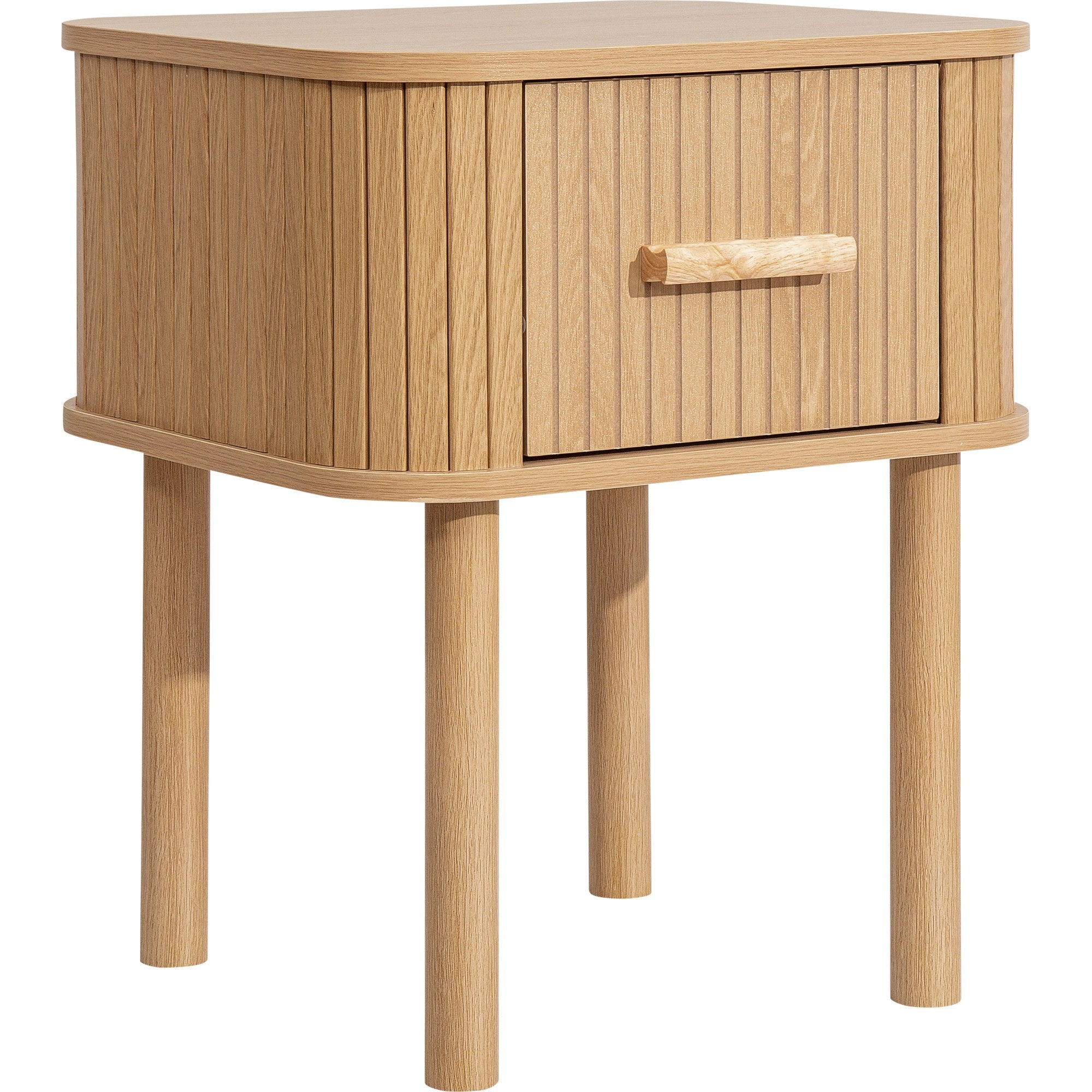 Axel 1 Drawer Fluted Bedside