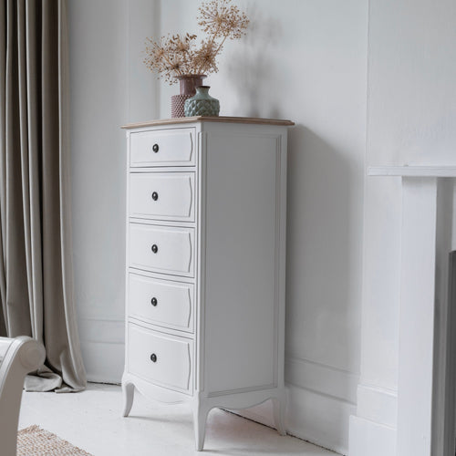 Amelie 5 Drawer Tallboy
