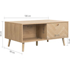Herringford 1 Drawer Coffee Table