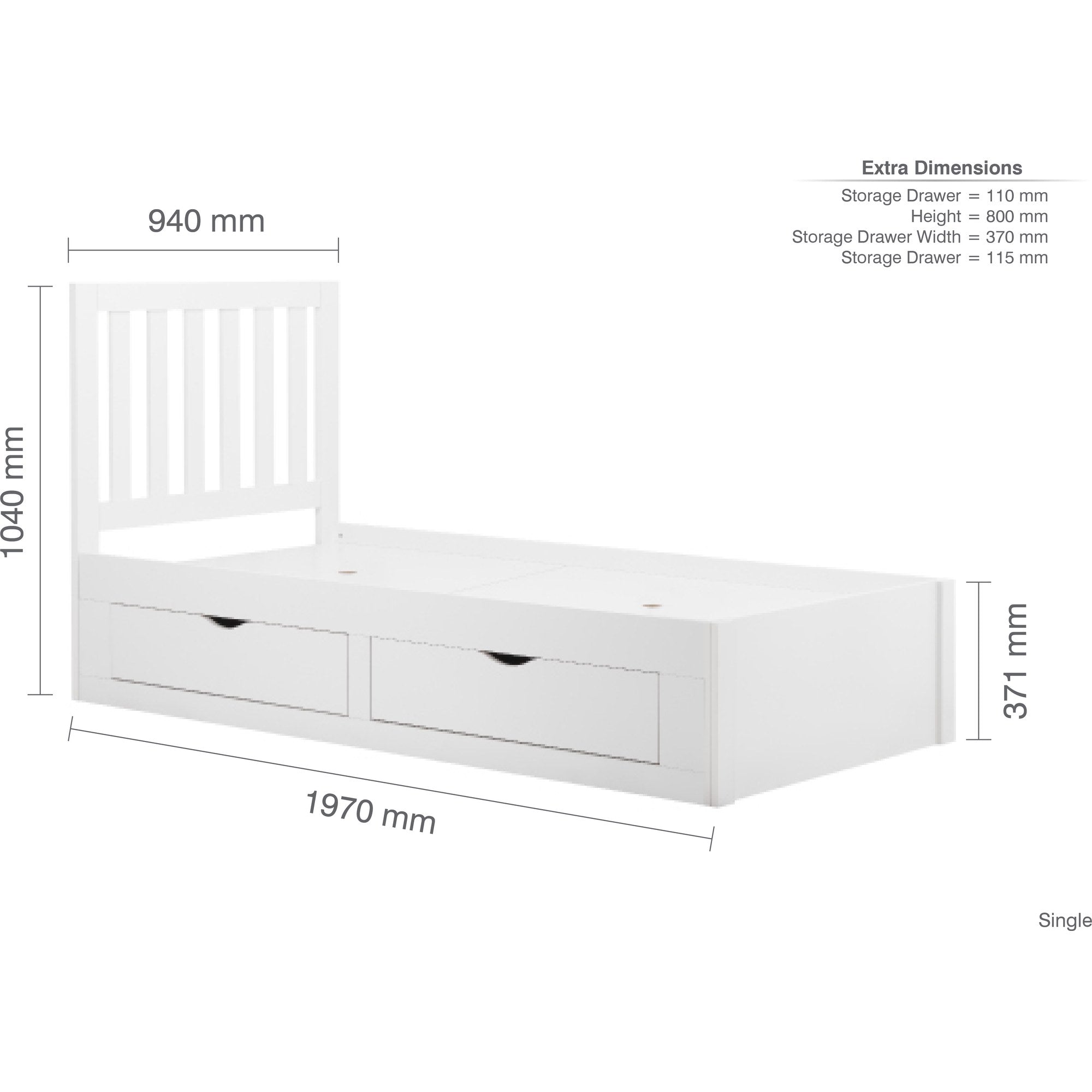 Appleby Single Bed