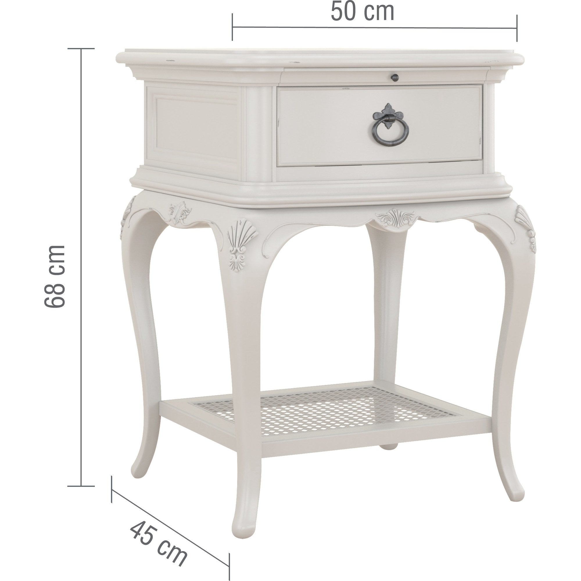 Etienne 1 Drawer Bedside Chest