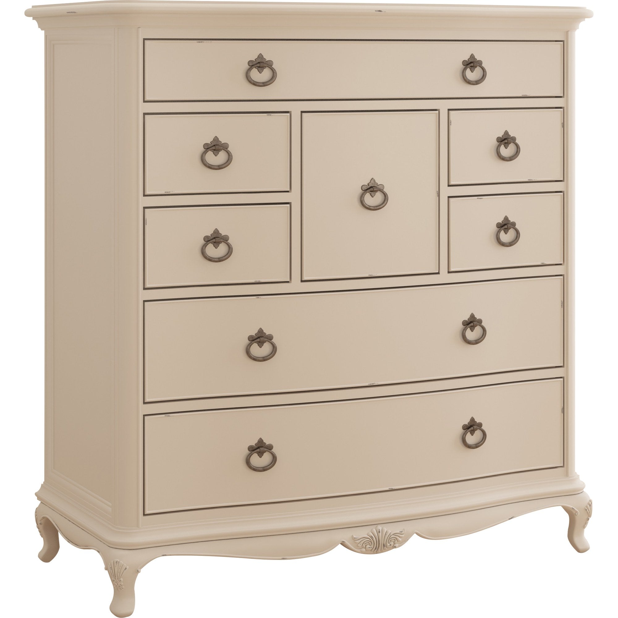 Ivory 8 Drawer Chest