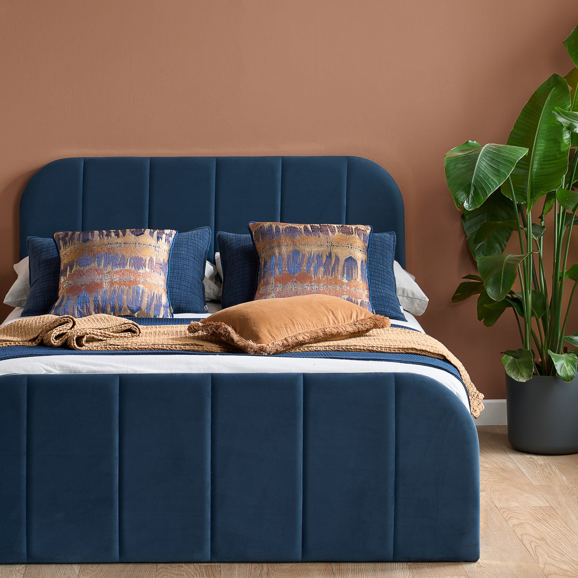 Rowan Double Bed Blue