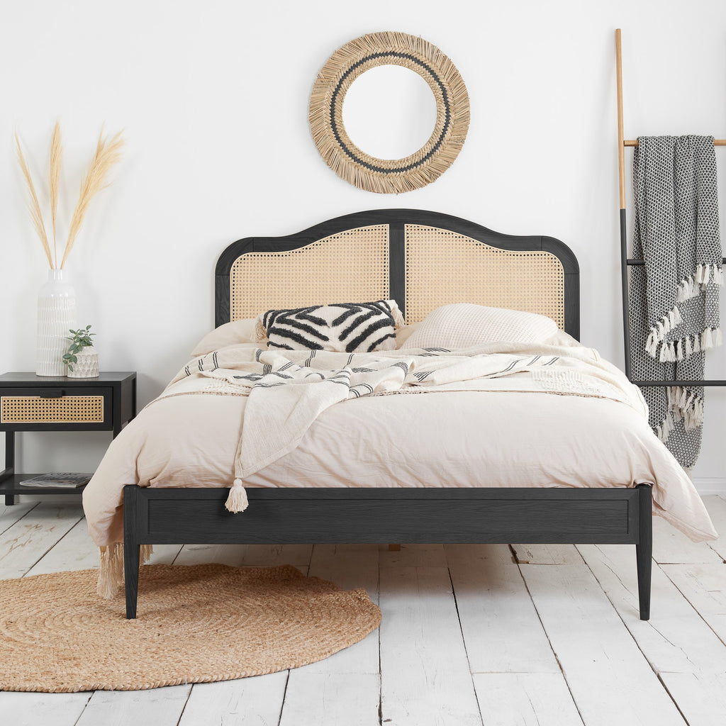Leonie Double Rattan Bed