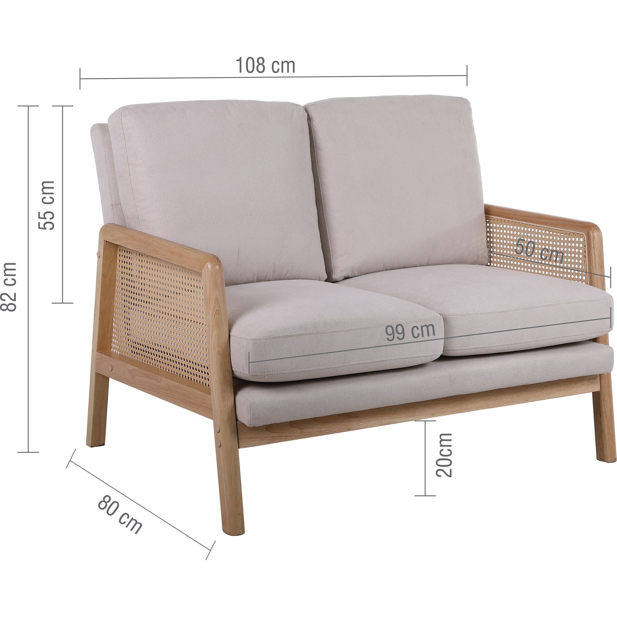Ida 2 Seater Chair