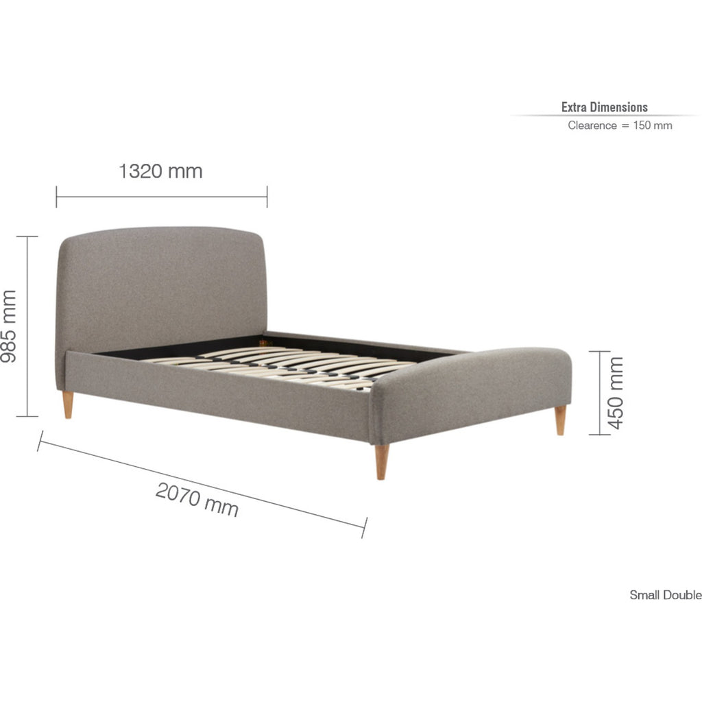 Quebec Small Double Bed