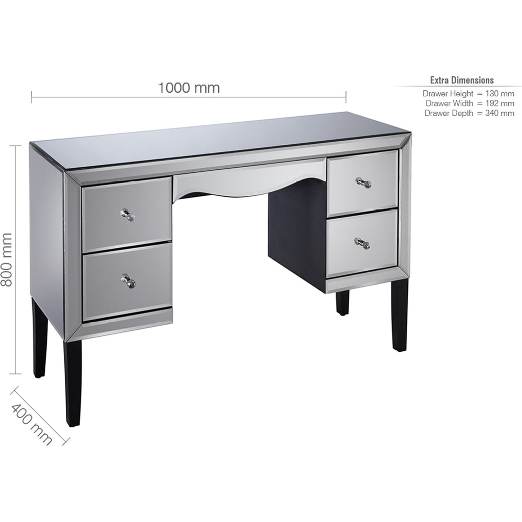 Palermo 4 Drawer Dressing Table