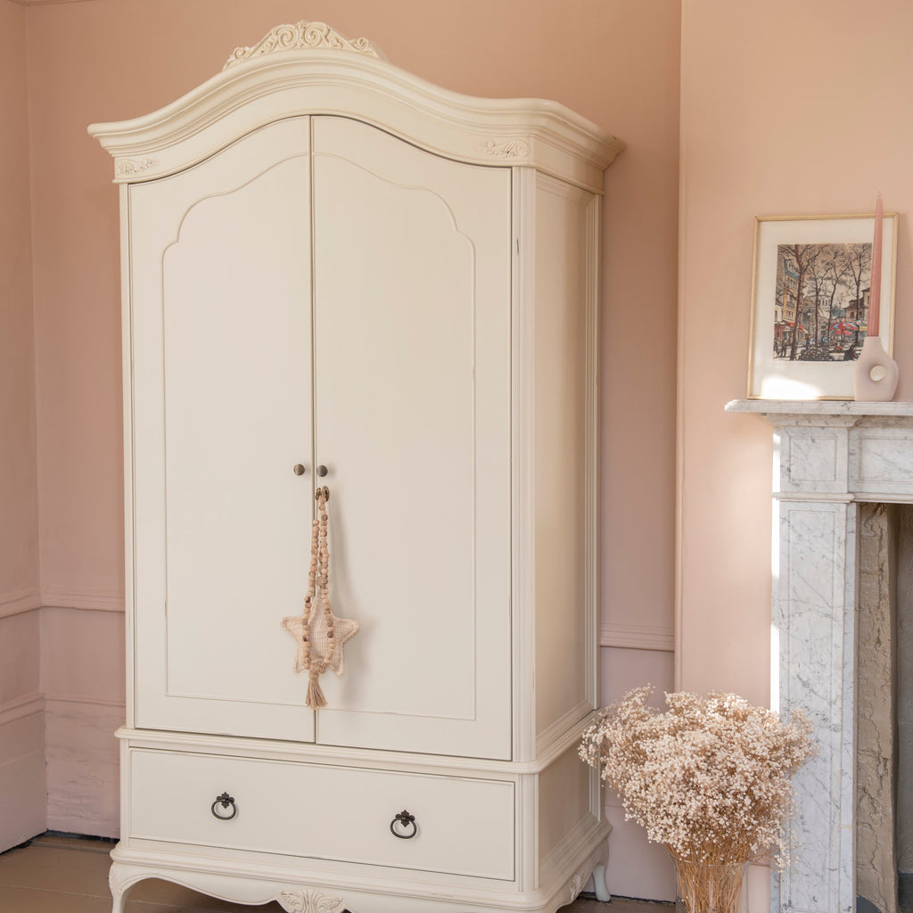 Ivory Double Wardrobe