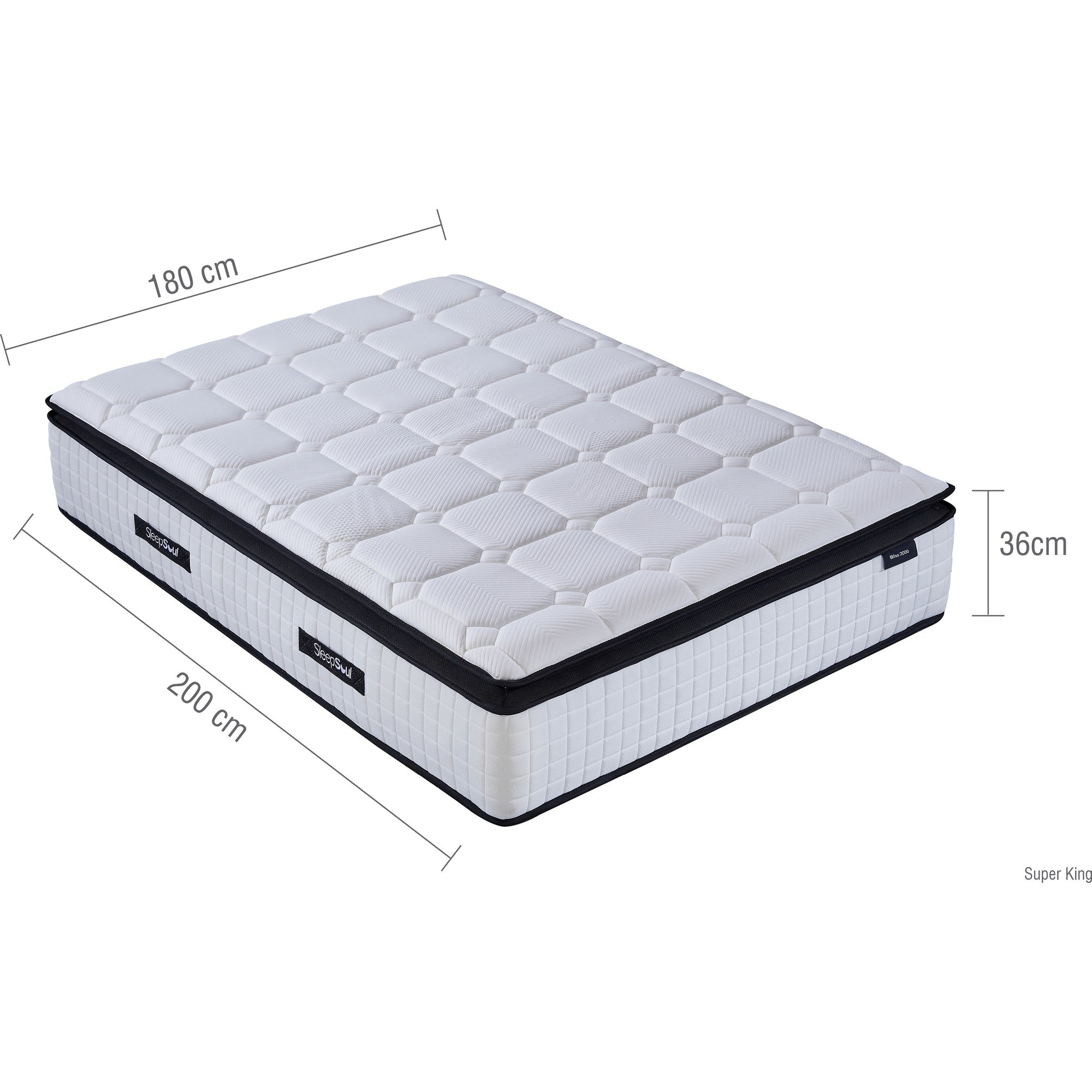 SleepSoul Bliss 2000 Super King Mattress