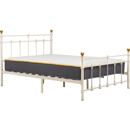 120cm Atlas Bed Cream