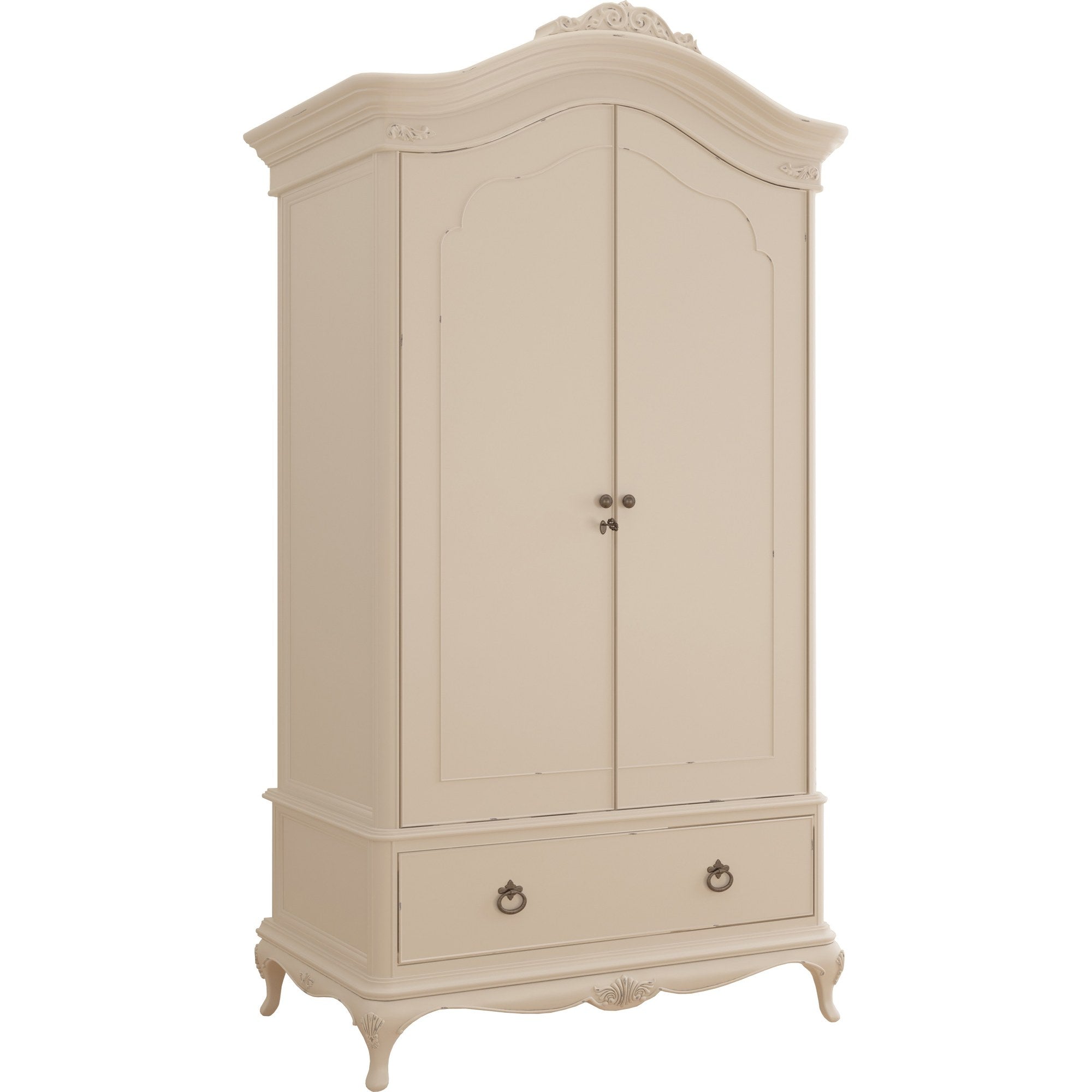 Ivory Double Wardrobe