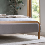 Amaya King Bed Oak