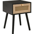 Croxley 1 Drawer Rattan Bedside