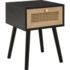 Croxley 1 Drawer Rattan Bedside