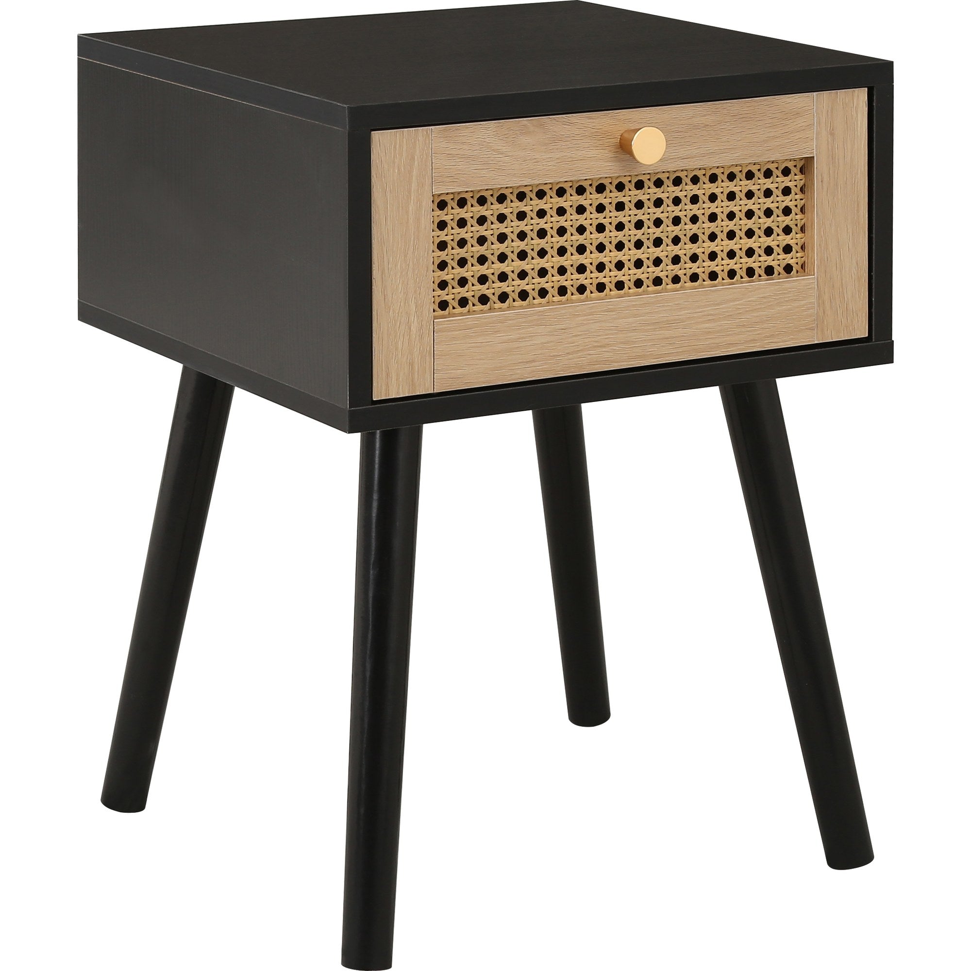 Croxley 1 Drawer Rattan Bedside