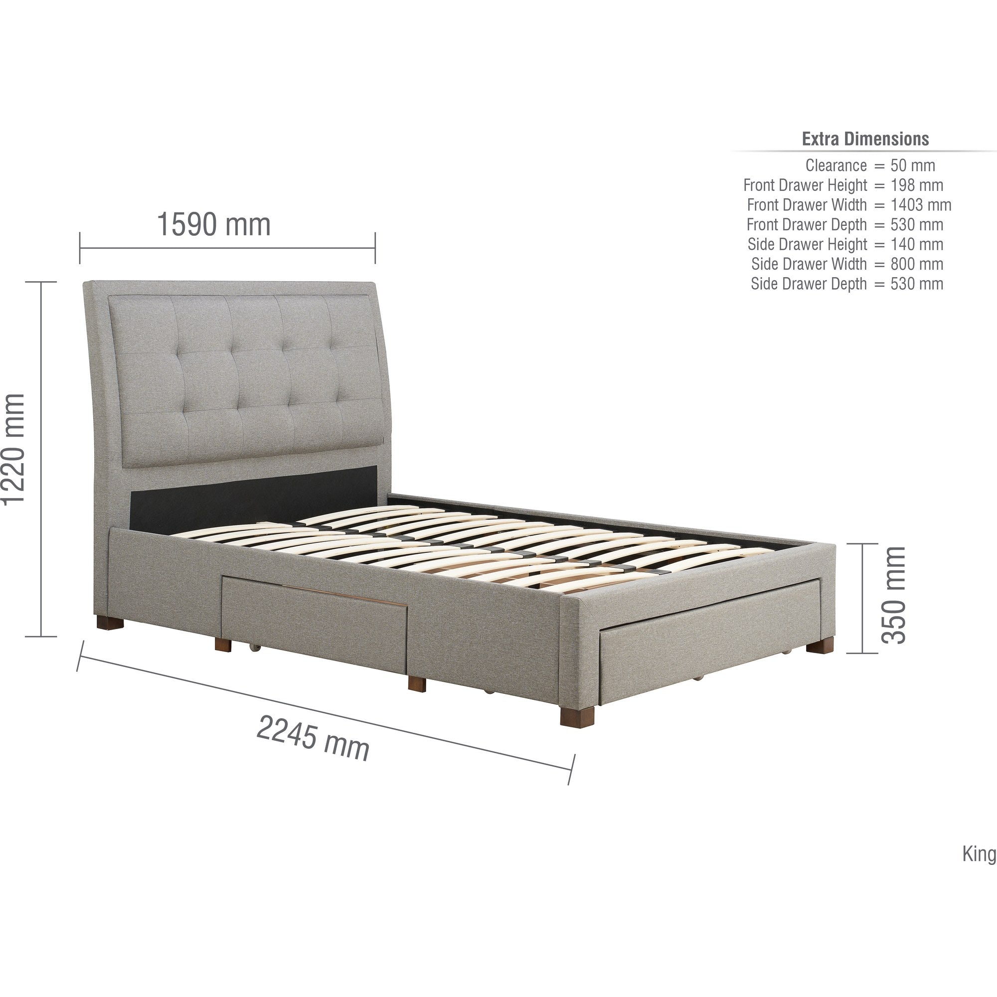Shelby King Bed