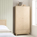 Herringford 2 Door 1 Drawer Wardrobe