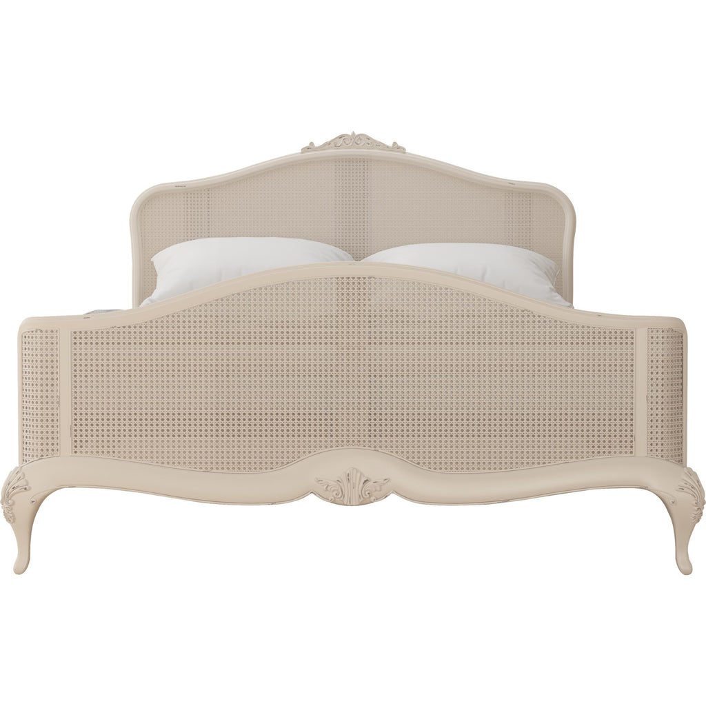 Ivory Rattan High End Super King Bed