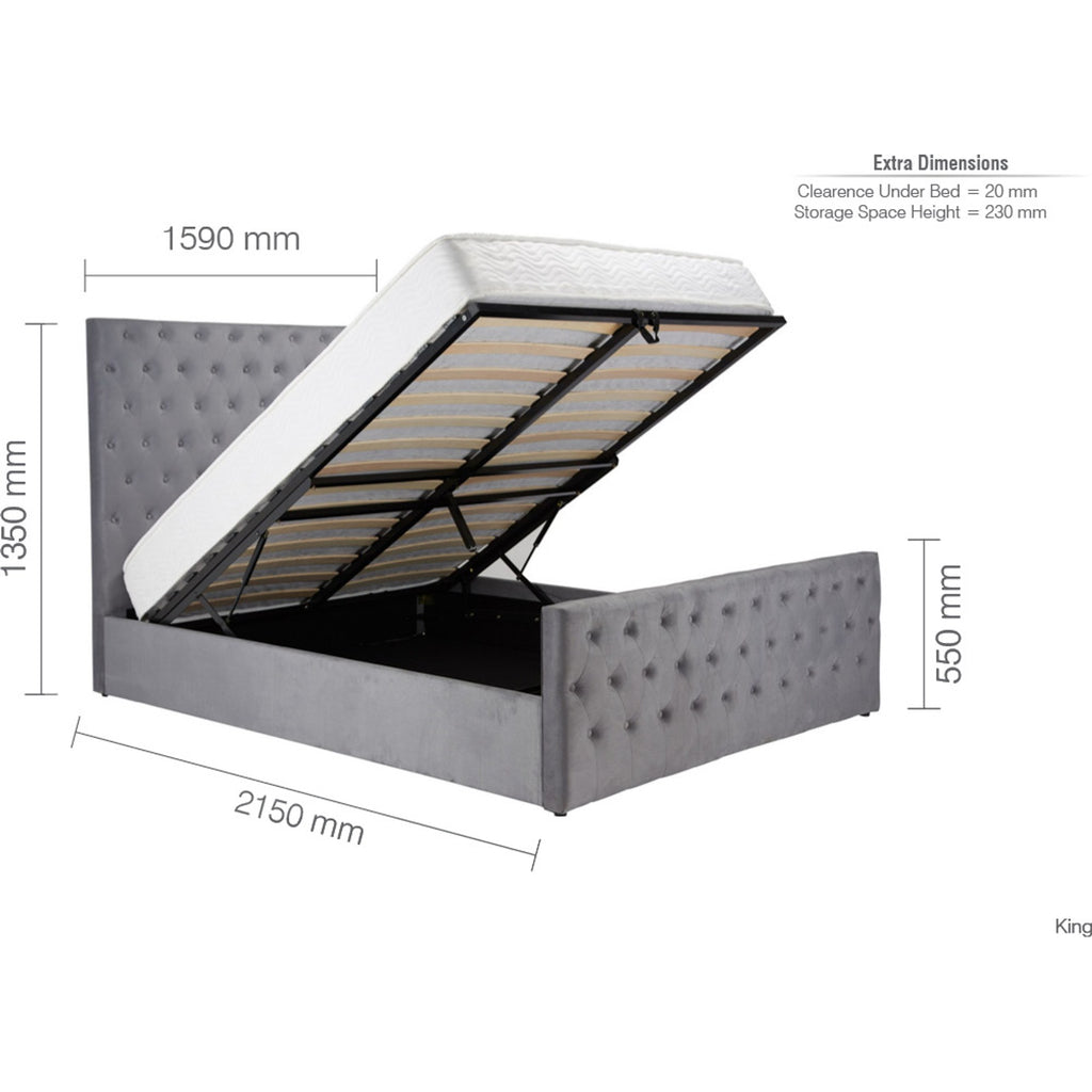 Marquis King Ottoman Bed