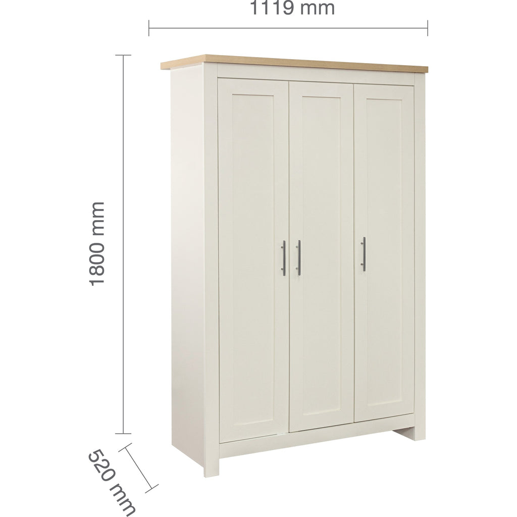 Highgate 3 Door Wardrobe