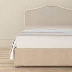 Ivory Rattan Double Headboard