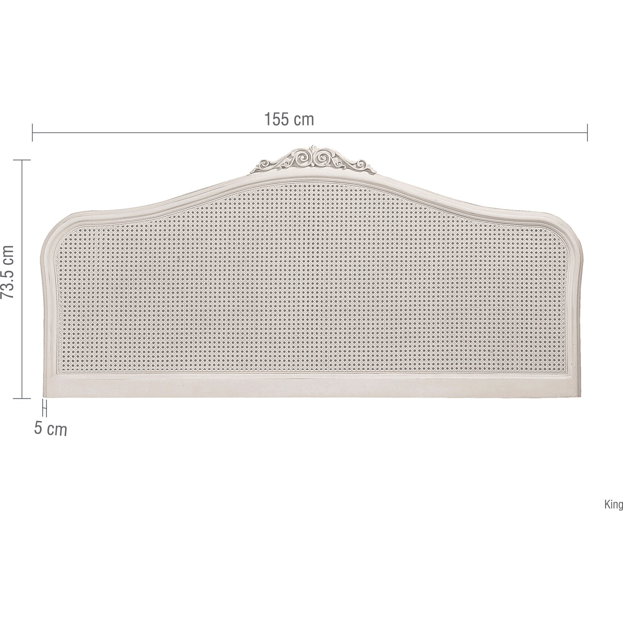 Etienne Rattan King Headboard