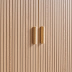 Axel 2 Door 1 Drawer Fluted Wardrobe