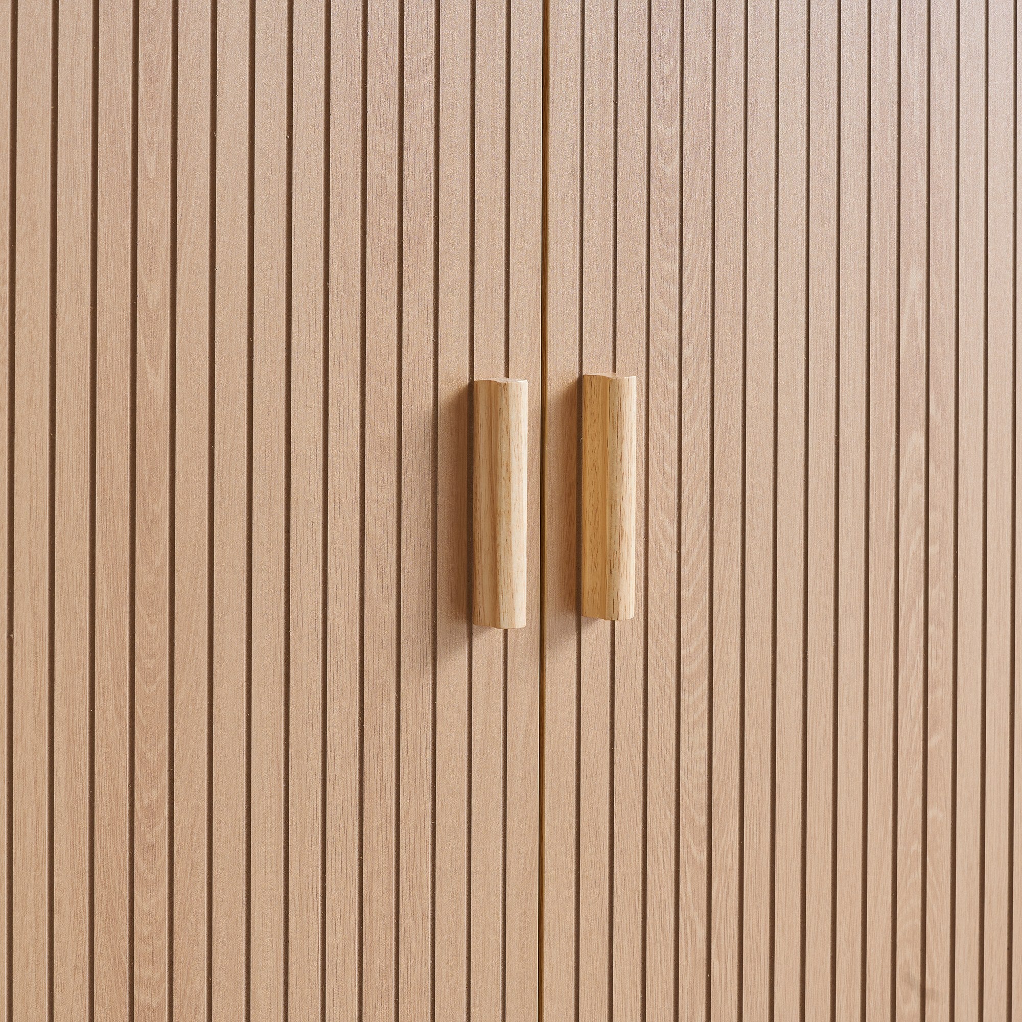 Axel 2 Door 1 Drawer Fluted Wardrobe