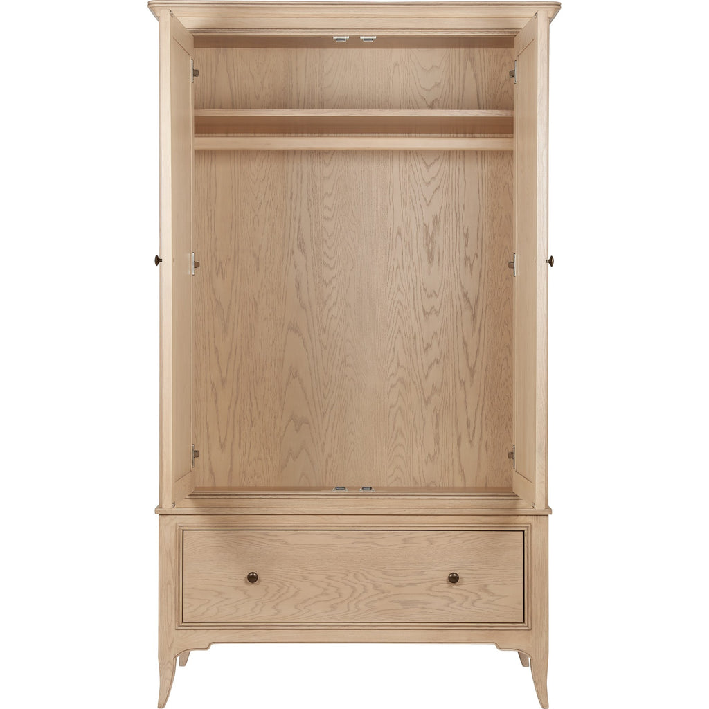 Toulon 2 Door 1 Drawer Wardrobe With Mirror