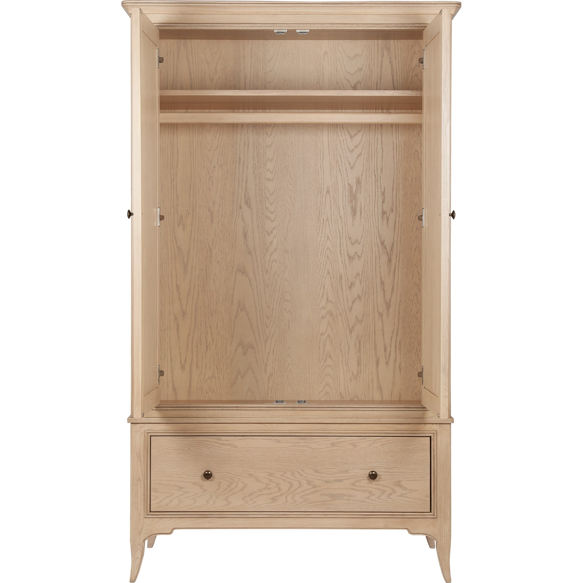Toulon 2 Door 1 Drawer Wardrobe With Mirror