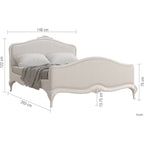 Etienne Upholstered Double Bed
