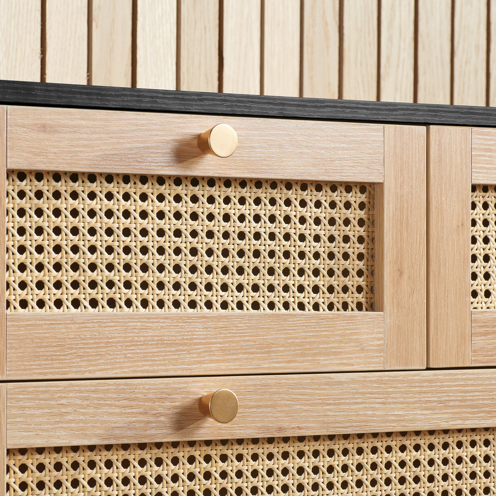 Croxley 7 Drawer Rattan Chest