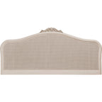 Ivory Rattan Super King Headboard