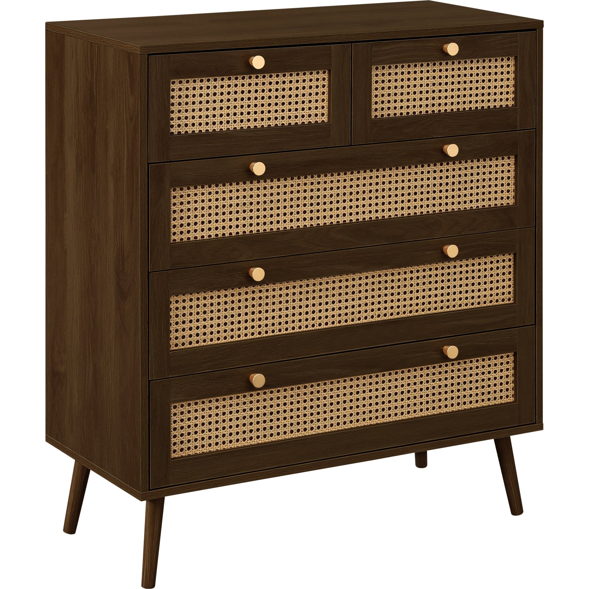 Croxley 5 Drawer Rattan Chest