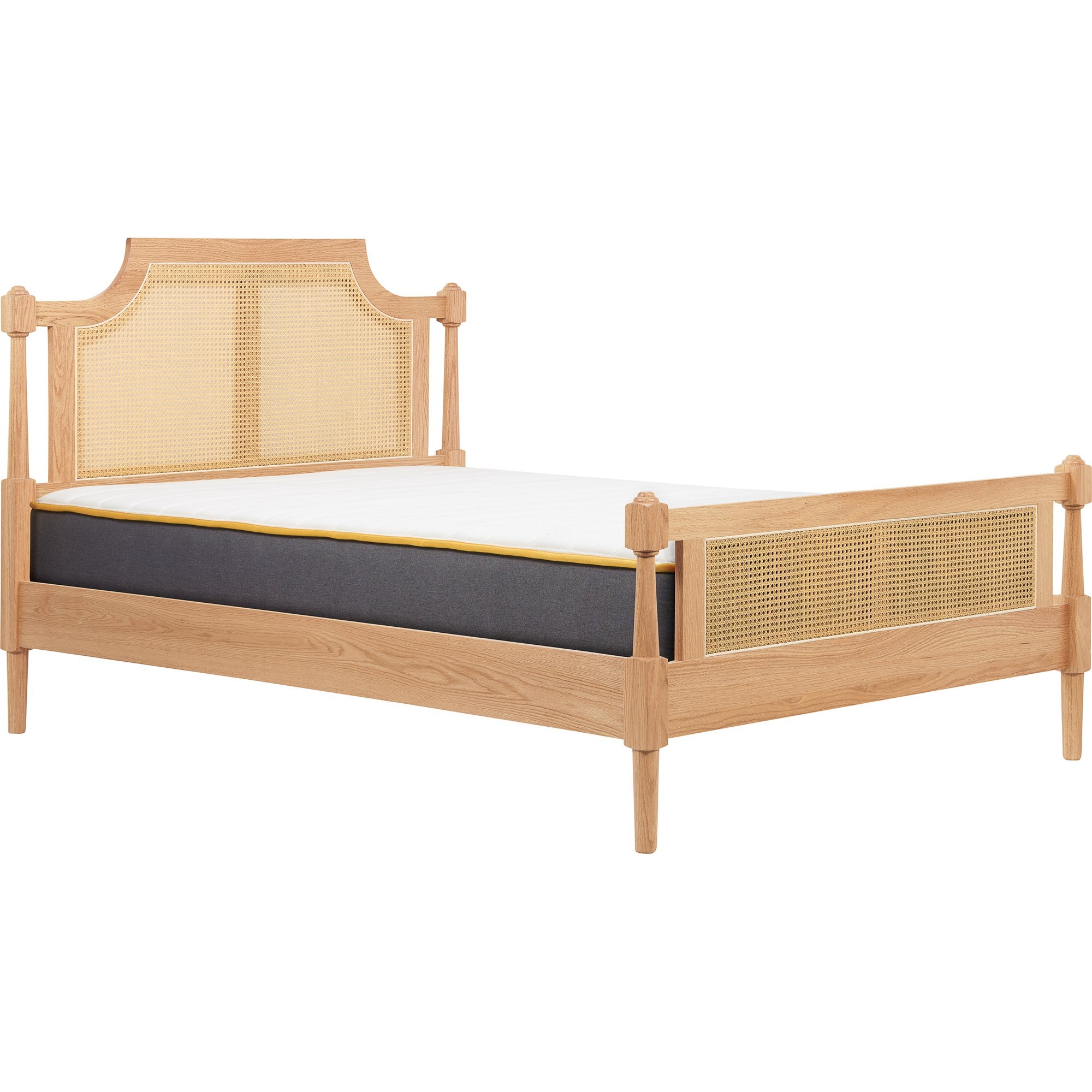 Geneva King Rattan Bed