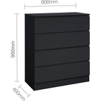 Oslo 4 Drawer Chest