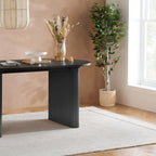 Axel Oval Fluted Dining Table