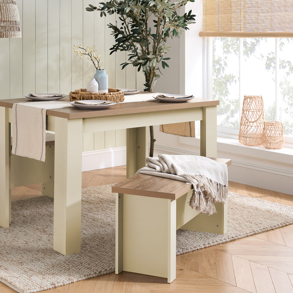 Highgate Dining Table & Bench Set